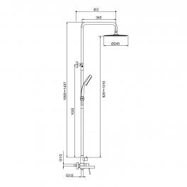 Душевая стойка Gappo G2499-30