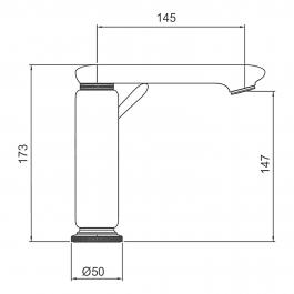 Смеситель для раковины Gappo G1009-63