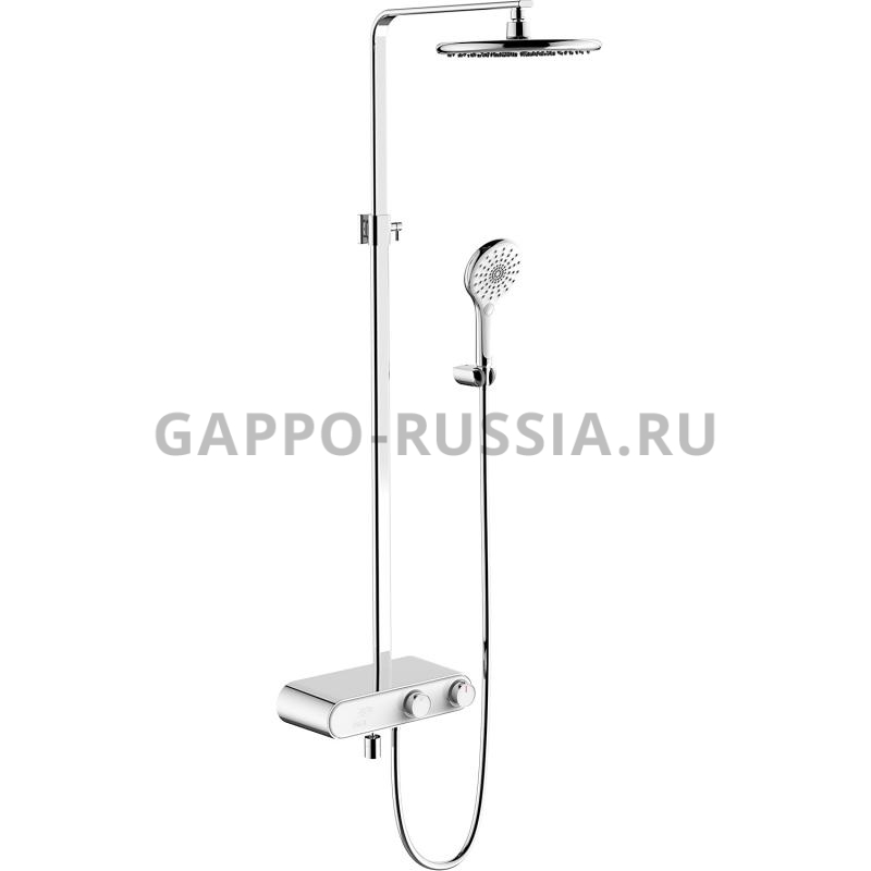 Душевая стойка со смесителем gappo g2495 5 размеры