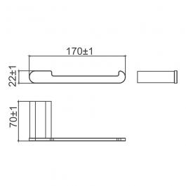 Держатель туалетной бумаги Gappo G30903-29