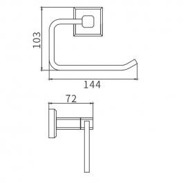 Держатель туалетной бумаги Gappo G3803-3