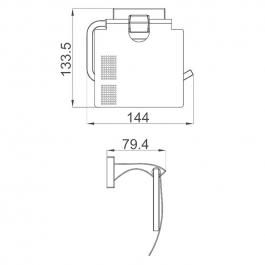 Держатель туалетной бумаги Gappo G0703-6