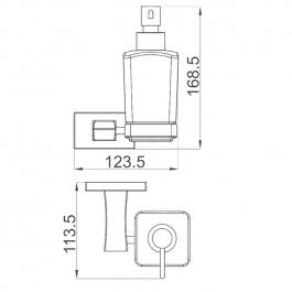 Дозатор для жидкого мыла Gappo G0727