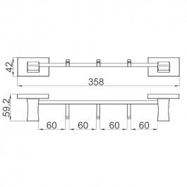 Крючок Gappo G0716-36