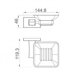 Мыльница Gappo G0702