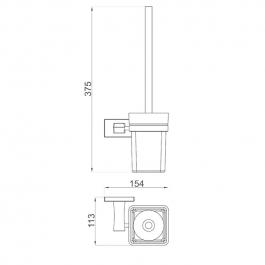 Подвесной ершик для унитаза Gappo G0710
