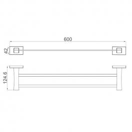 Прямой полотенцедержатель Gappo G0709