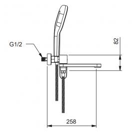 Смеситель для ванны Gappo G3210-9
