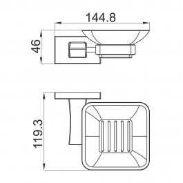 Мыльница Gappo G0702-3