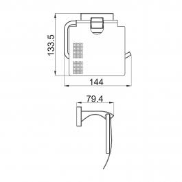 Держатель туалетной бумаги Gappo G0703-9