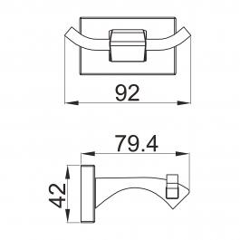 Крючок Gappo G0705-23