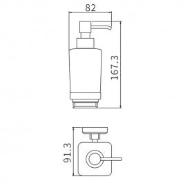 Дозатор для жидкого мыла Gappo G3827