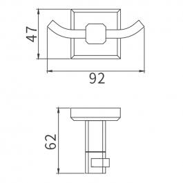 Крючок Gappo G3805-2