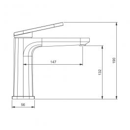 Смеситель для раковины Gappo G1027-3