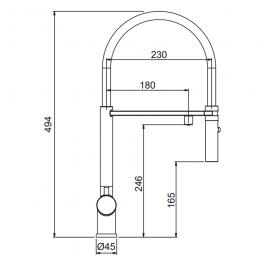 Смеситель для кухни Gappo G4397-85