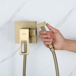 Смеситель с гигиеническим душем Gappo G7217-3