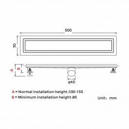 Душевой трап Gappo G85007-4