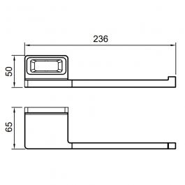 Держатель туалетной бумаги Gappo G30803-23