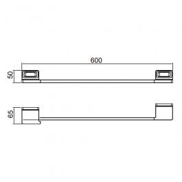 Прямой полотенцедержатель Gappo G30801