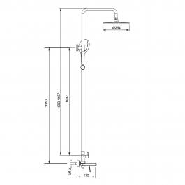 Душевая стойка Gappo G2499-33