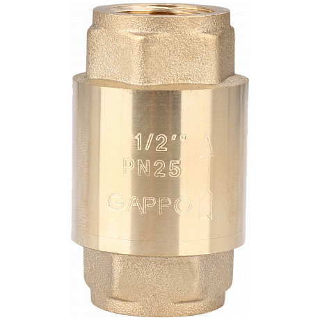 Клапан обратный ВР-ВР пружинный Gappo G1241.04 1/2"