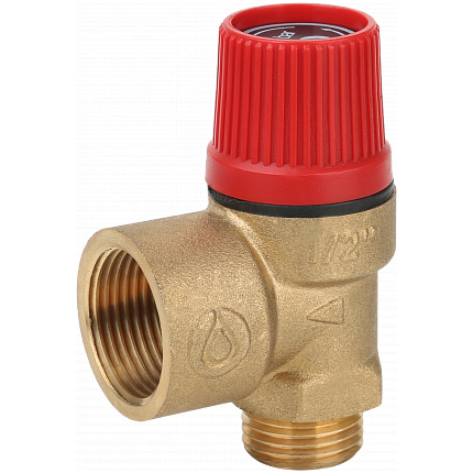 Клапан предохранительный ВР-НР Gappo G1457.3 1/2"x3/4"x3 бара