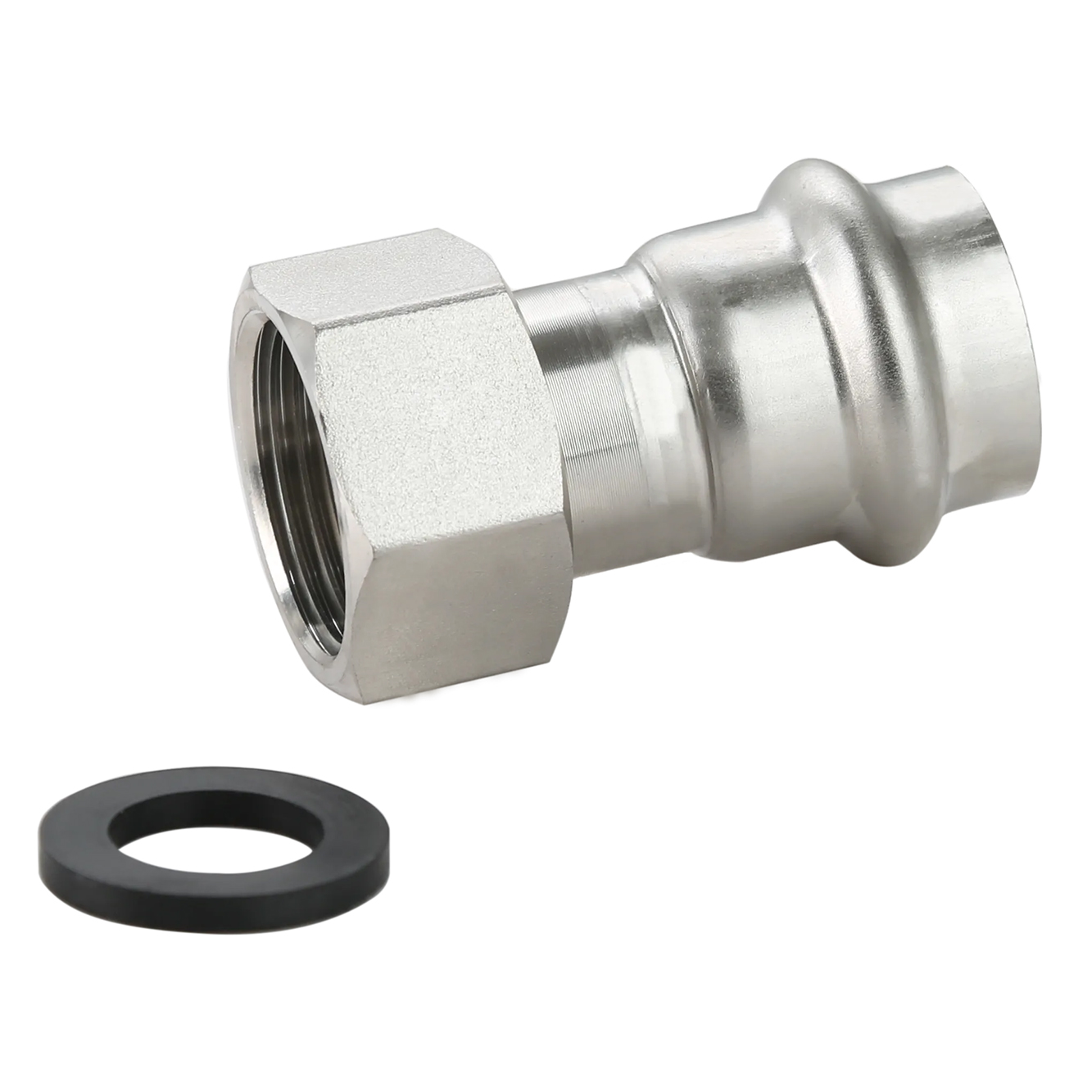 Соединитель с накидной гайкой 15x3/4" Gappo G1105.1505 уп. 5 шт.