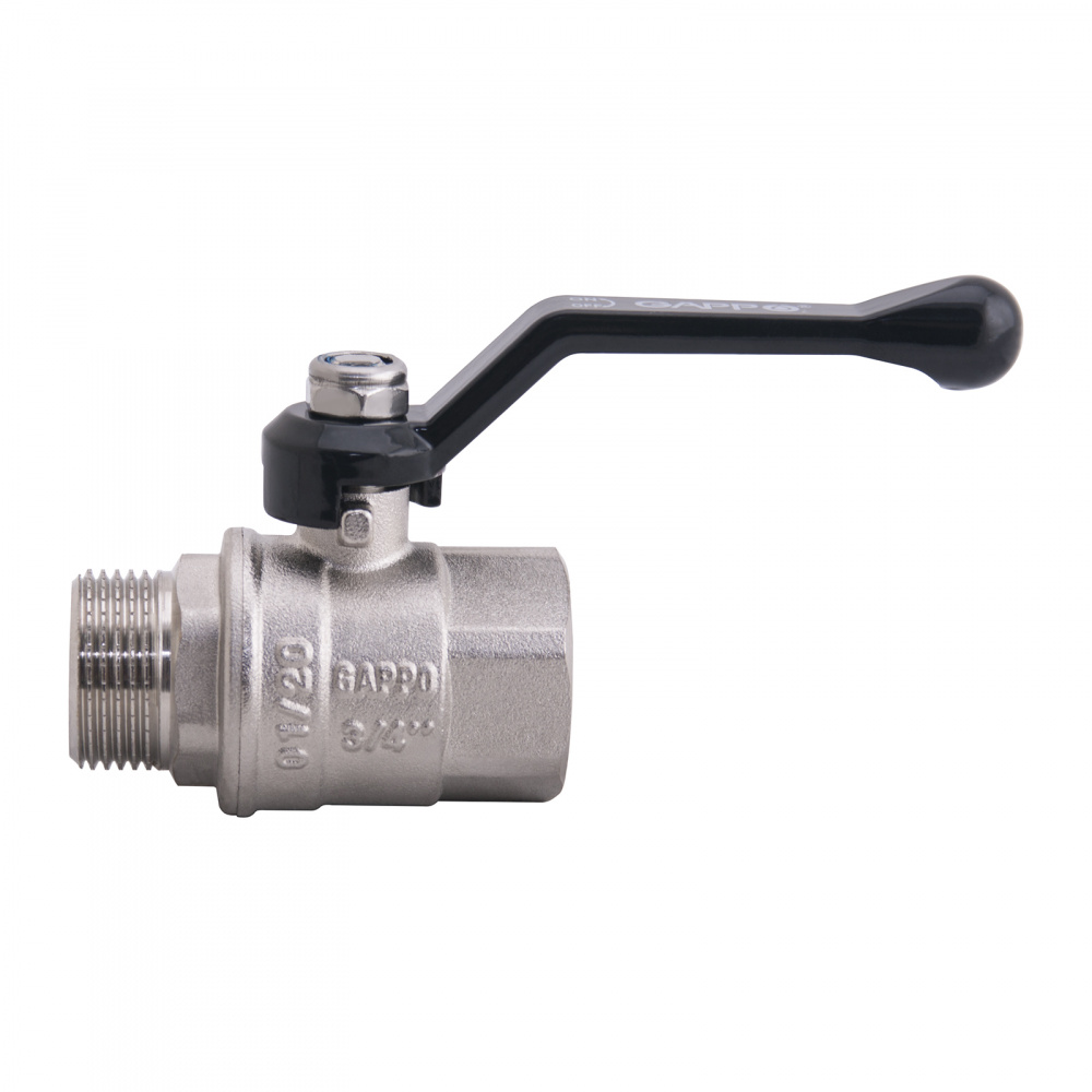 Кран шаровой полнопроходной ВР-НР Gappo G227.05 3/4"x3/4"