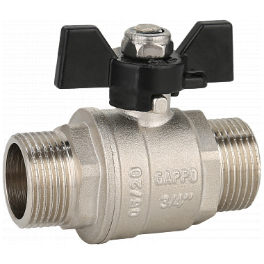 Кран шаровой полнопроходной НР-НР Gappo G228.05 3/4"x3/4"