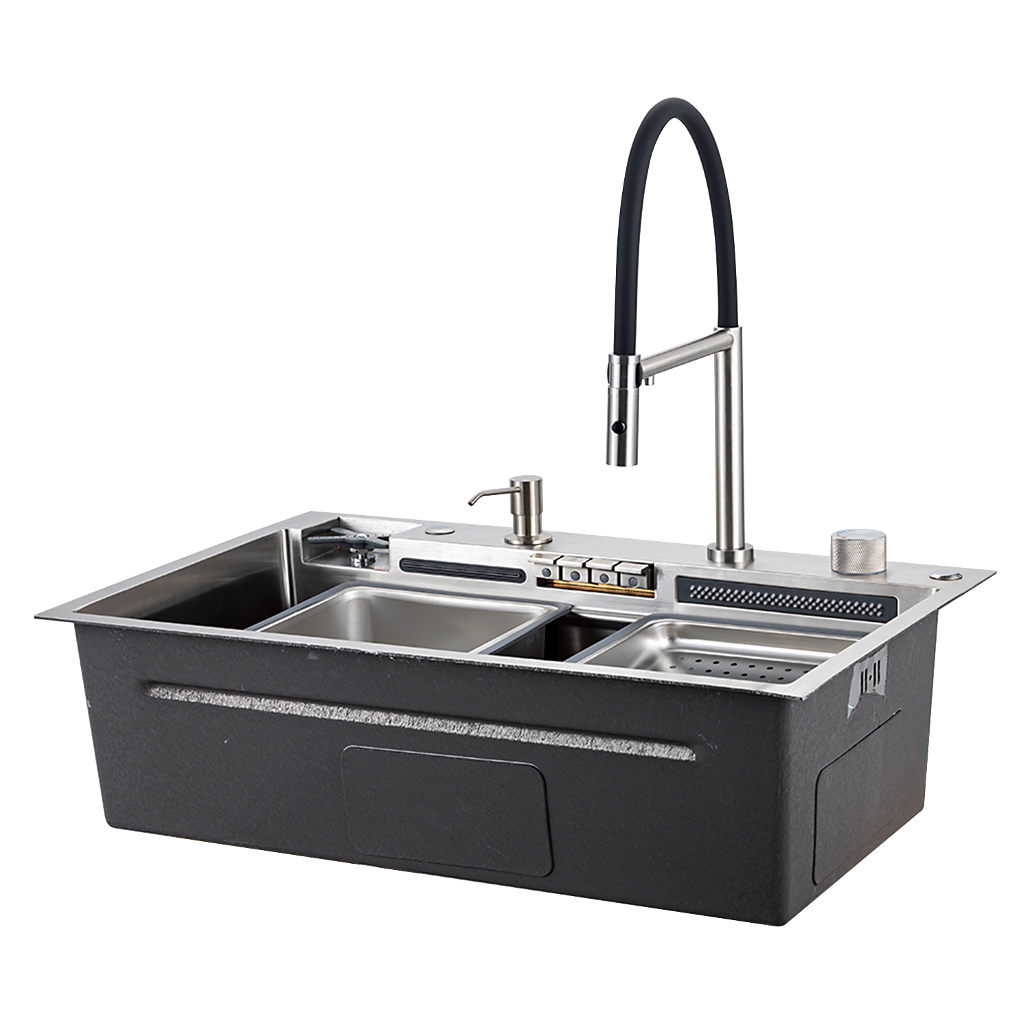 Многофункциональная мойка для кухни Gappo GS7547-15