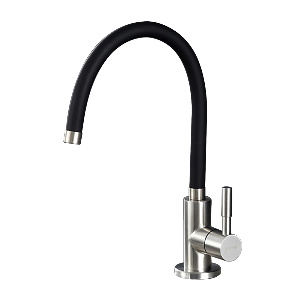 Смеситель моно для кухни с гибким изливом Gappo G1052-95