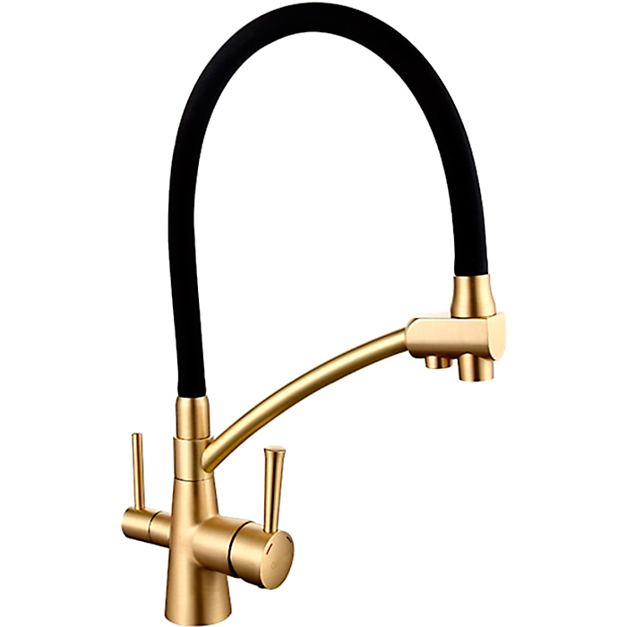 Смеситель для кухни с гибким изливом Gappo G4398-1