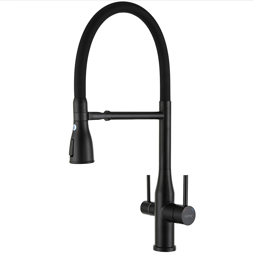 Смеситель для кухни с гибким изливом Gappo G4399-76
