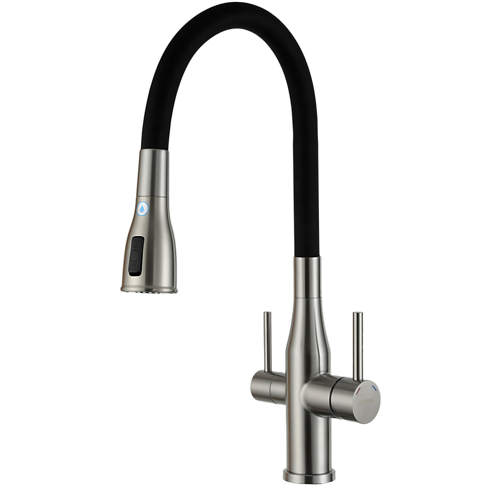 Смеситель для кухни с гибким изливом Gappo G4399-65