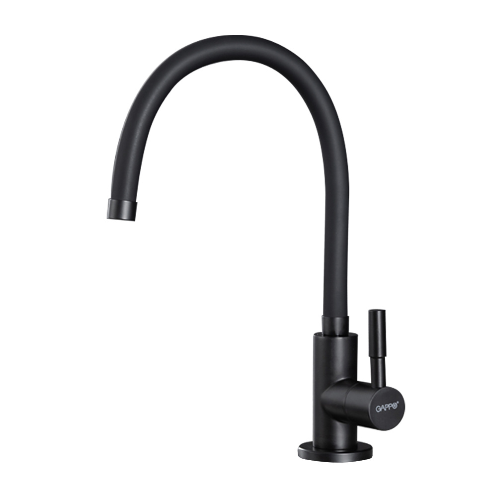 Смеситель моно для кухни с гибким изливом Gappo G1052-96