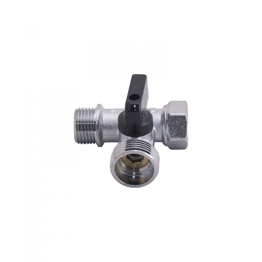 Кран шаровой проходной 1/2"х3/4"х1/2" Gappo G245.0405