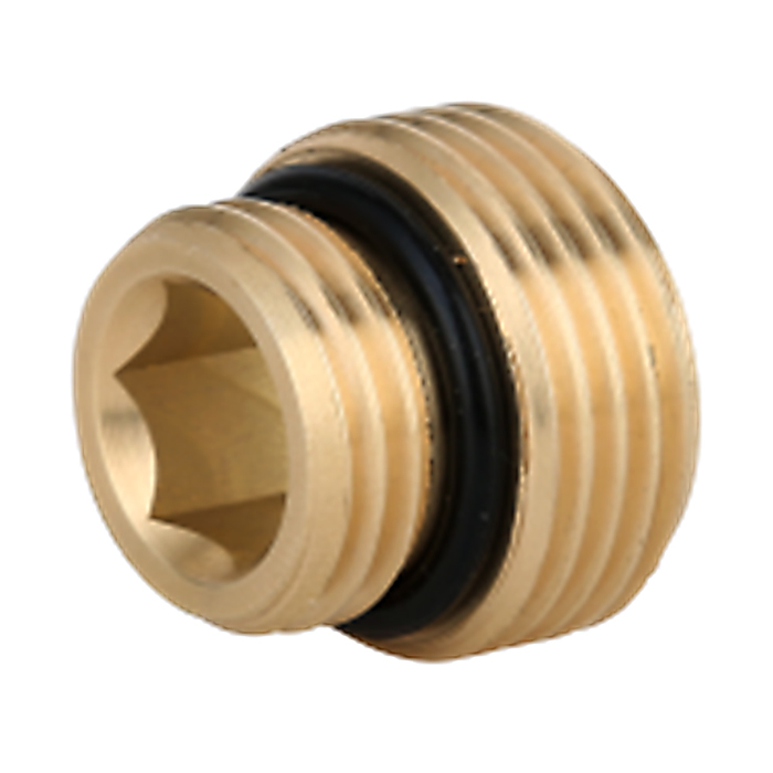 Переходник для радиаторов латуный, НР-НР Gappo G270.0405 1/2"x3/4"EK уп. 20 шт.