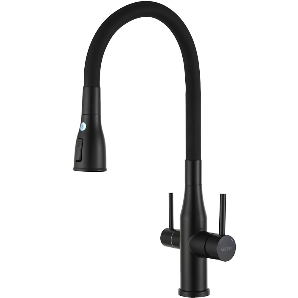 Смеситель для кухни с гибким изливом Gappo G4399-66