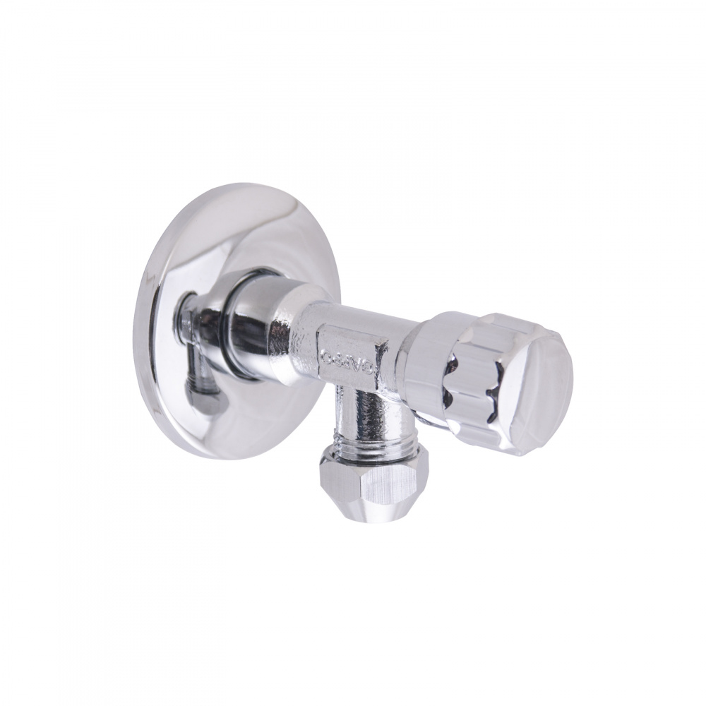 Кран угловой с цанкой 1/2"х10 мм Gappo G242.0410