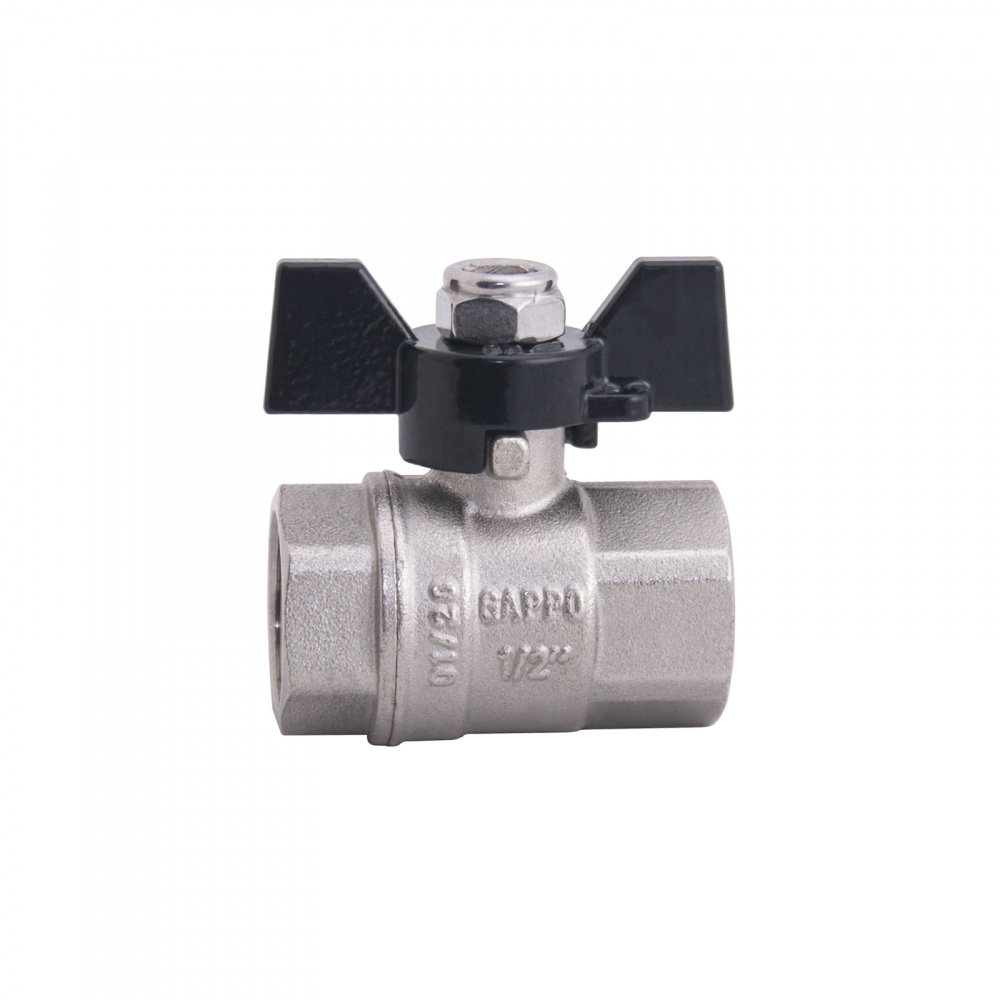 Кран шаровой полнопроходной ВР-ВР Gappo G224.04 1/2"x1/2"